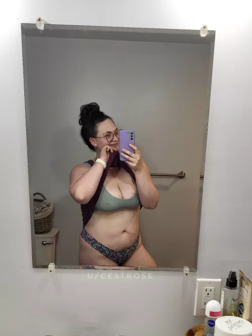 Plain on top and fun on the bottom