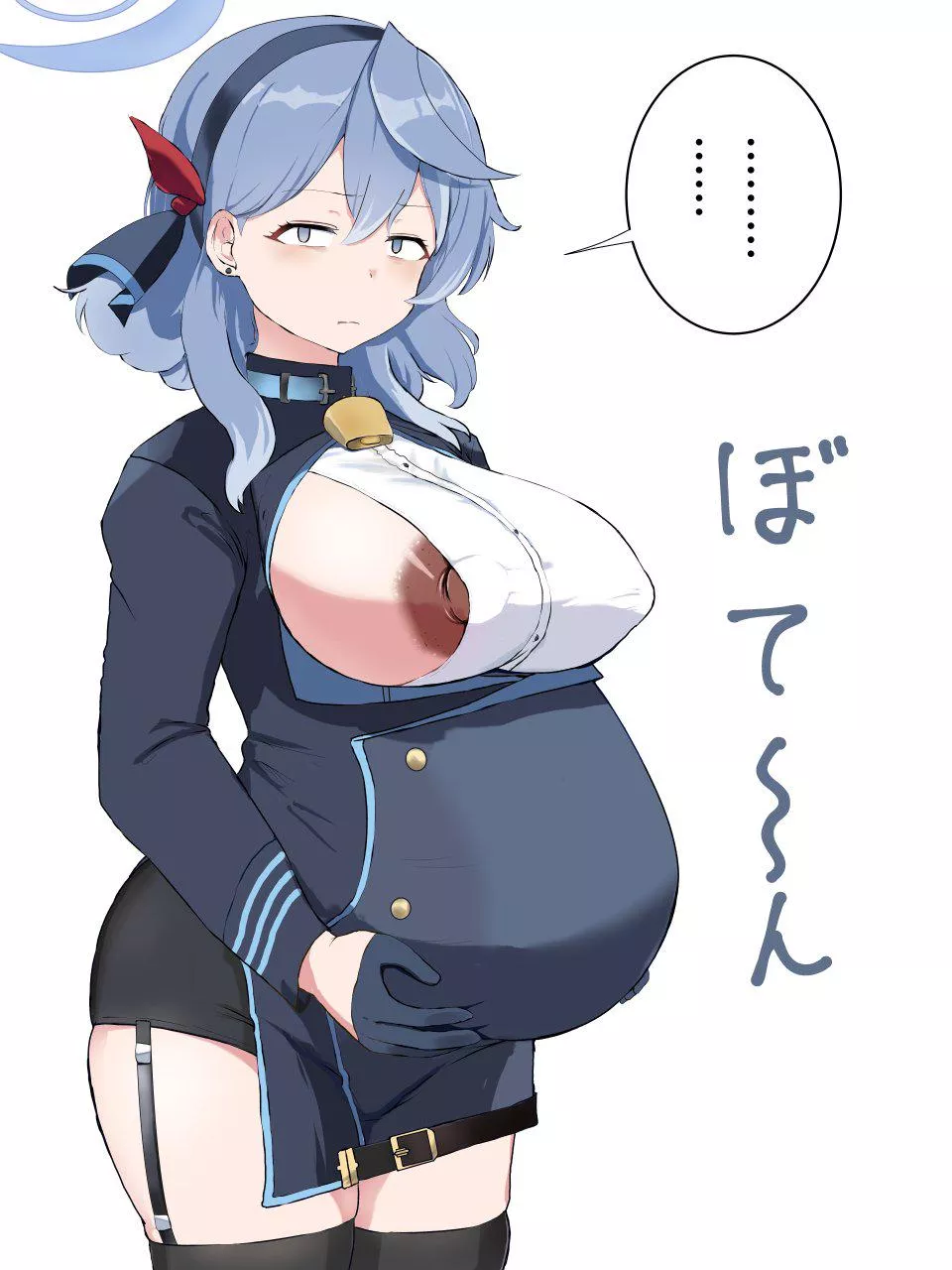 Pregnant Akko is not impressed