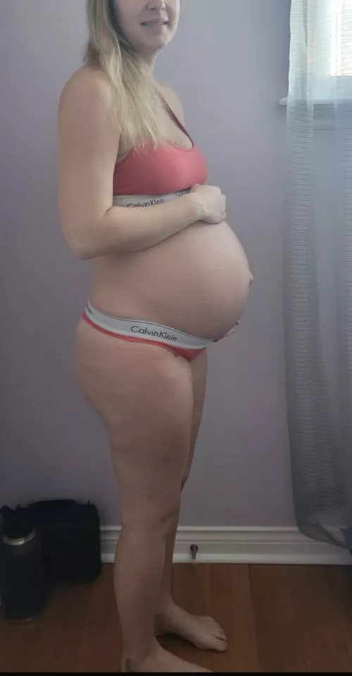 Pregnant in my Calvin's!