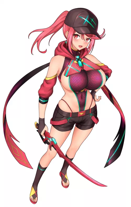 Pyra with katana [Xenoblade]