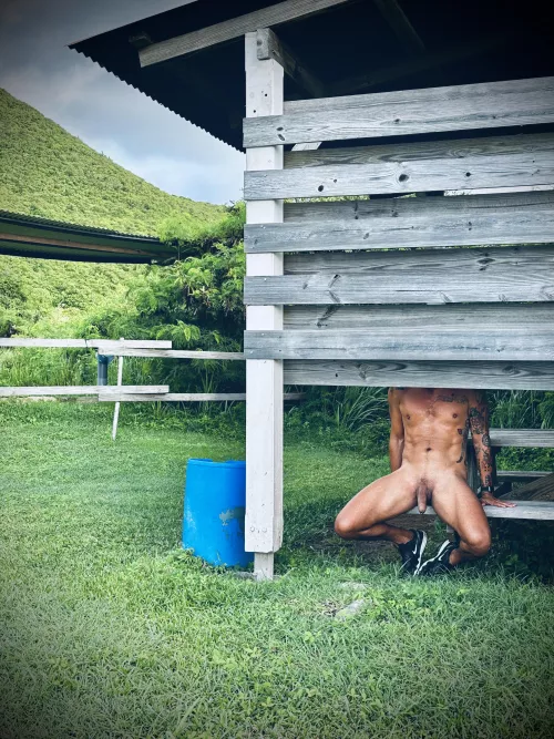 Resting after a long ascent 