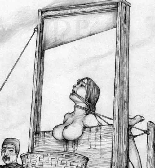 Seeing the blade cut her breast with your own eyes is incredibly exciting, painful perhaps, but very erotic 