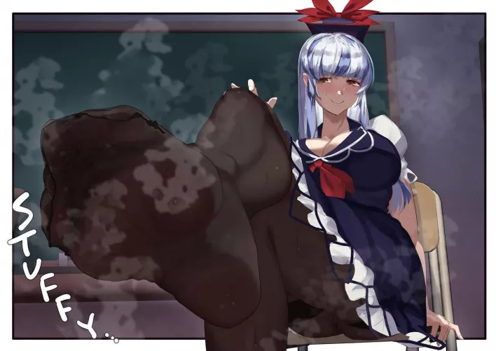 -Sniff my sweaty pantyhose, pervy<3