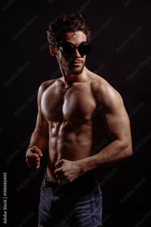 Straight Dad possession plot. A ghost always wanted to have a family of his own and here he saw a strong man with a great body and a beautiful wife so why not become the new dad?