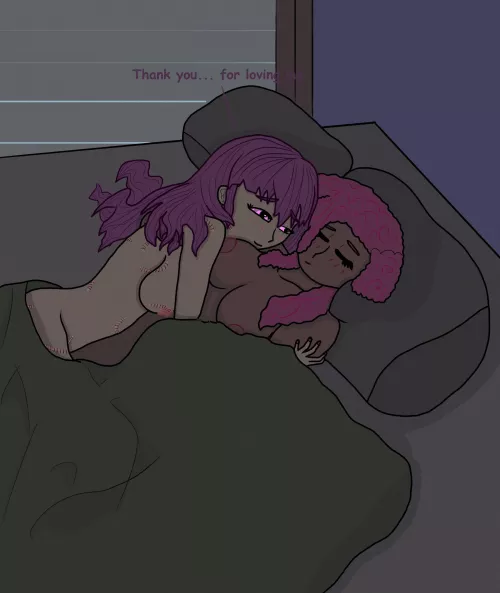 “Thank you for loving me” (Xela and Claire) [Original/The Purple Utopia]