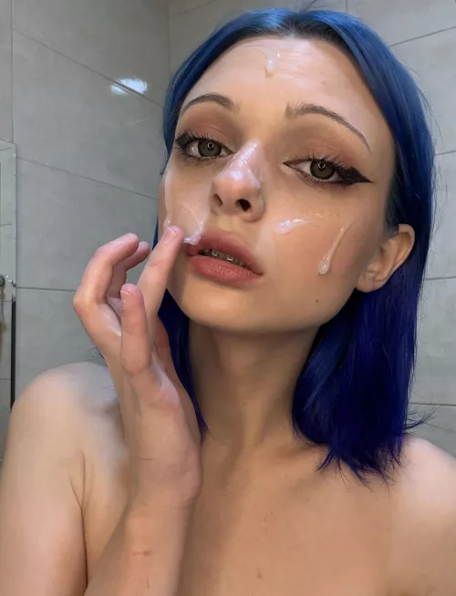 The best face mask is semen