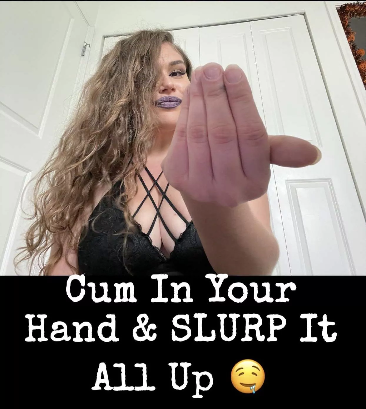 The ONLY Pleasure You Are Allowed Is Cumming In Your Hand & SLURPING Up That ENTIRE Load 🤤