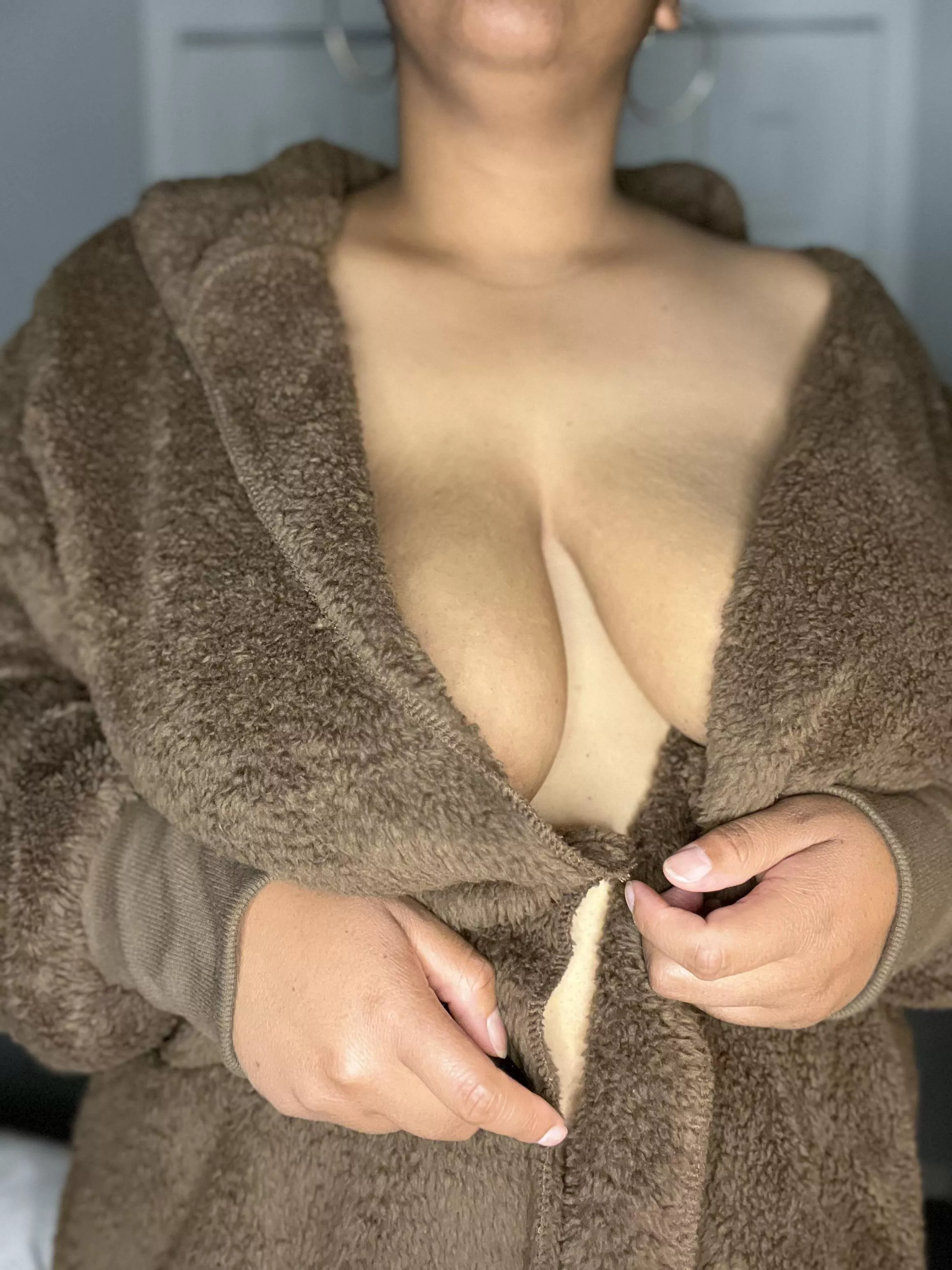 This sweater feels so soft on my skin