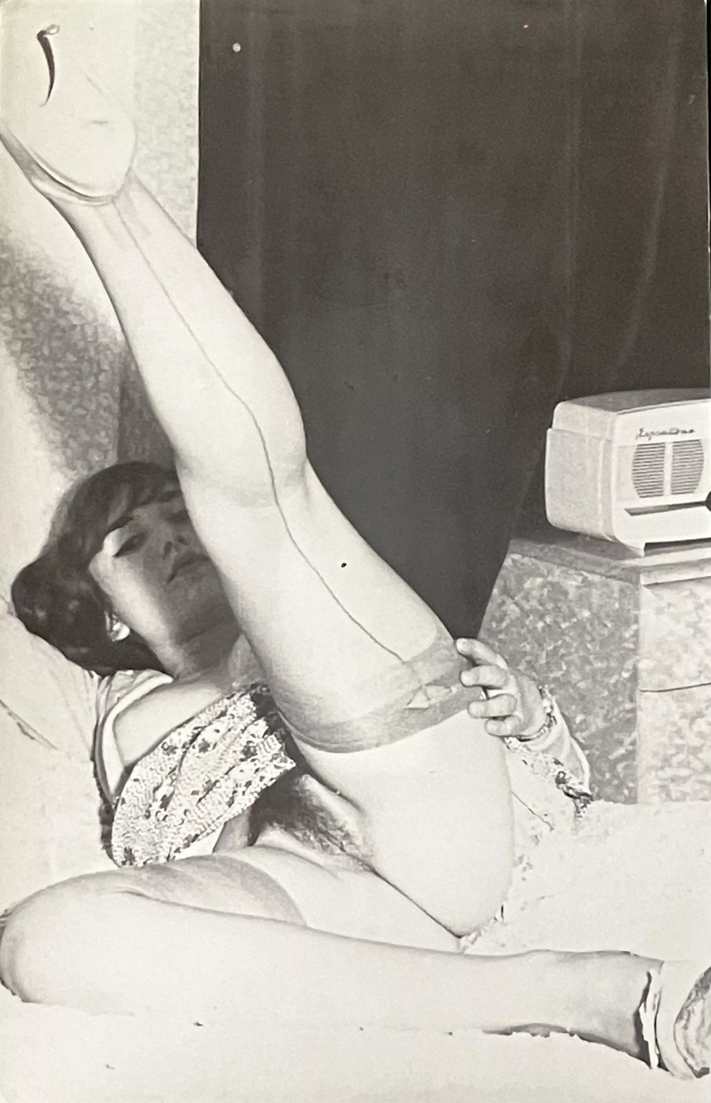 Those stockings and that bush