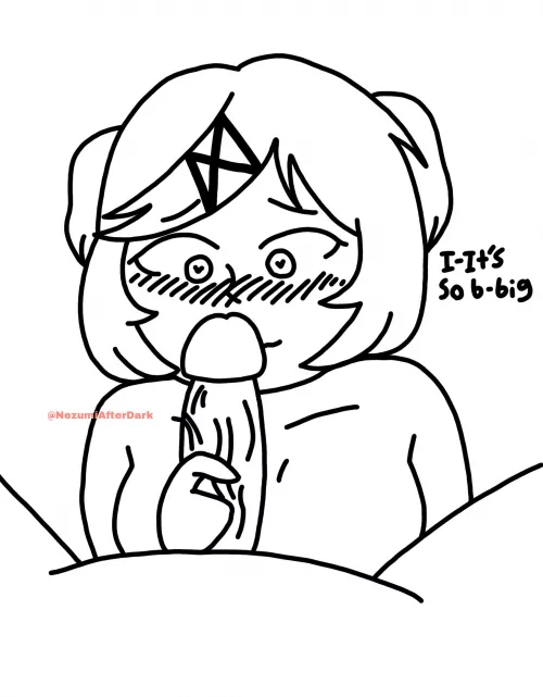 Took a break from my other projects and decided to do a little silly doodle :pp (Doodle inspired u/ExtremeDimension3174 go check them out as their art is amazing!!! >:33)