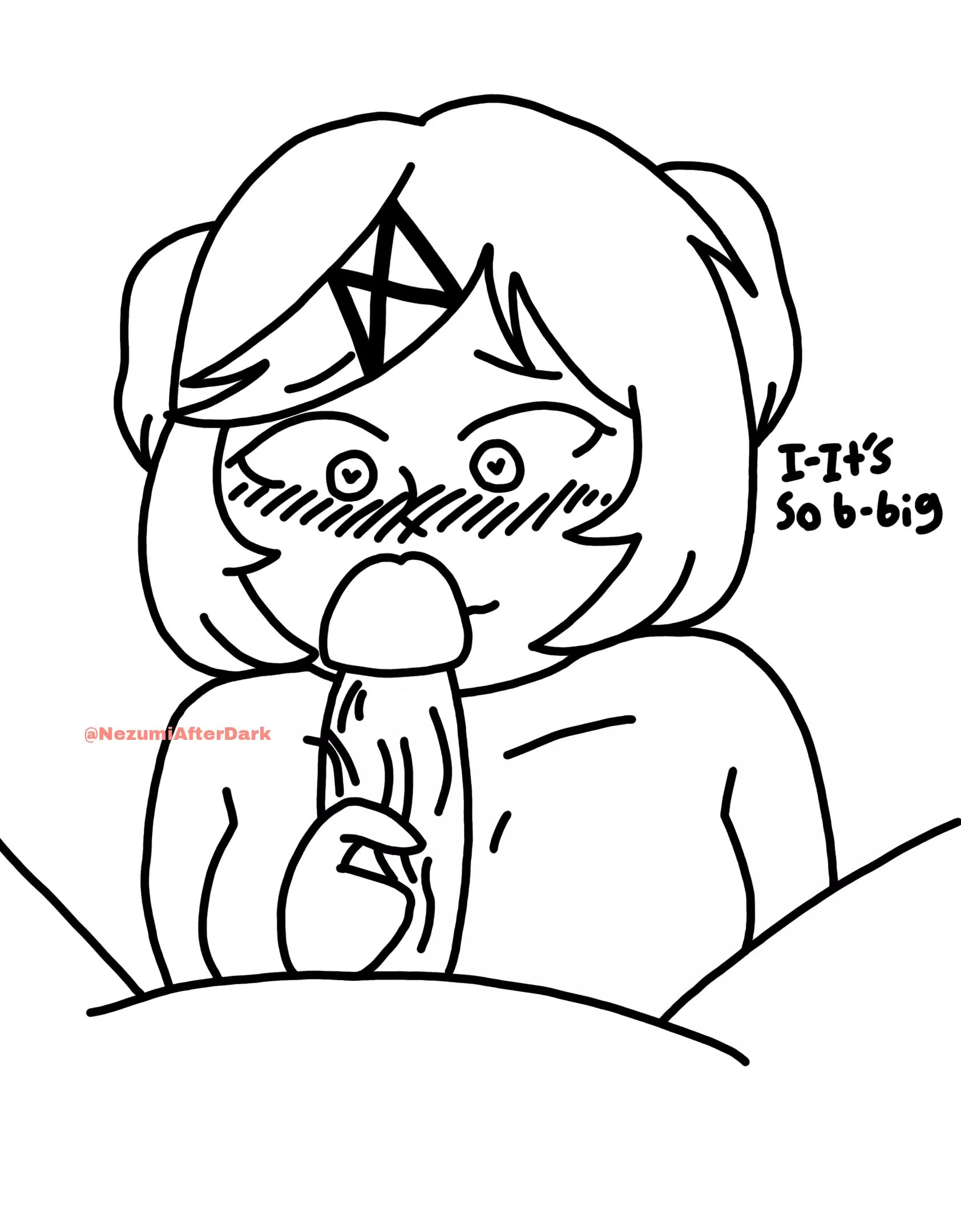 Took a break from my other projects and decided to do a little silly doodle :pp (Doodle inspired u/ExtremeDimension3174 go check them out as their art is amazing!!! >:33)