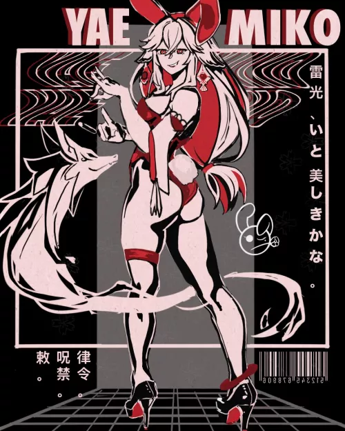 Traje de conejita🐰 Yae miko