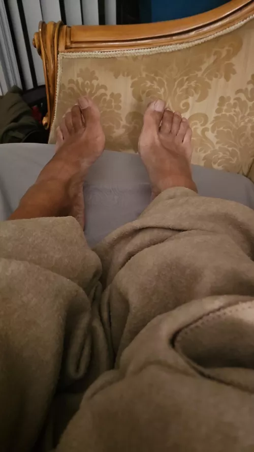 When you're crashing with family. 