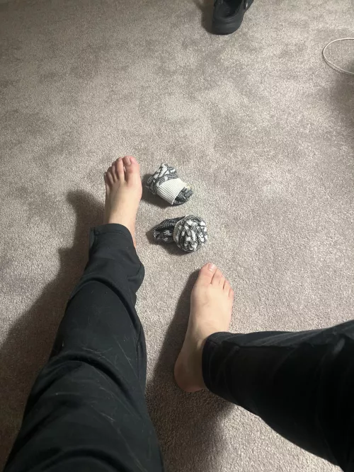 Who wants my socks? 😋