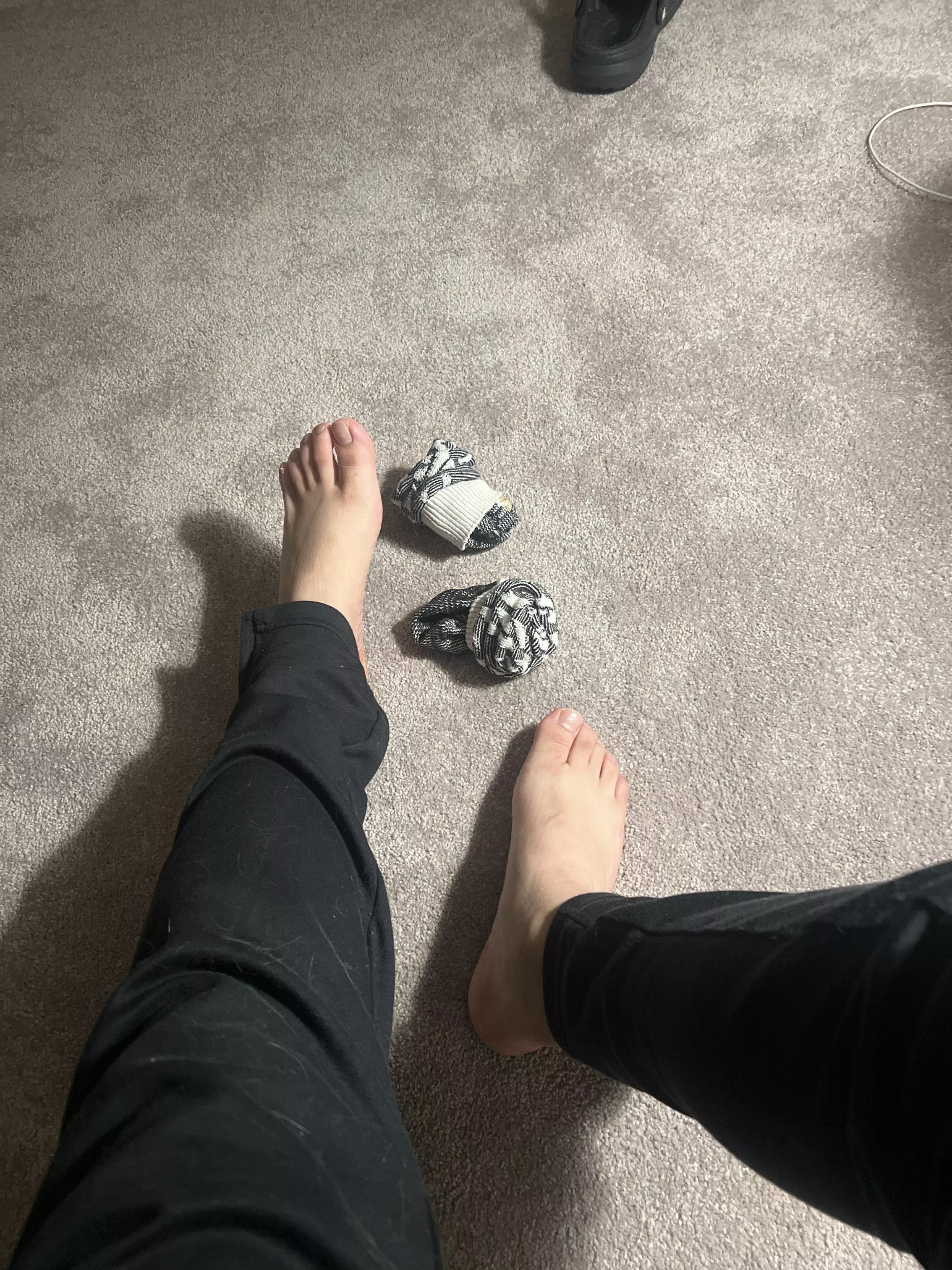 Who wants my socks? 😋