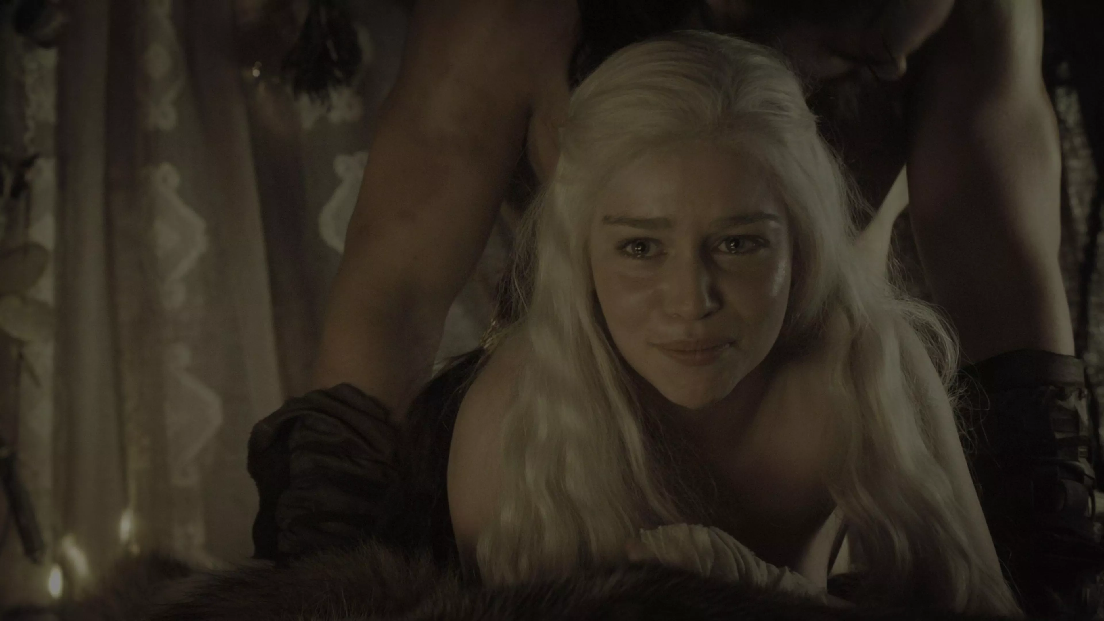 why does she smile ?