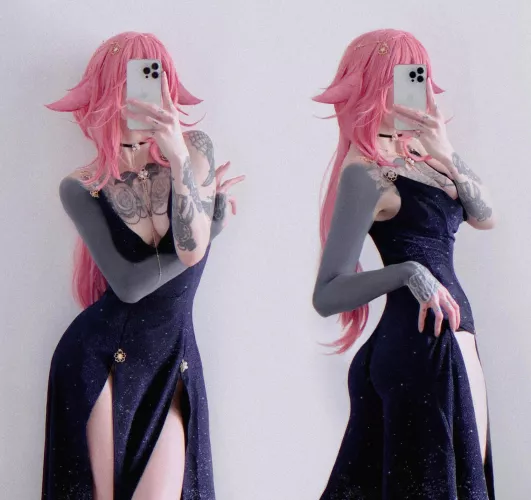 Yae Miko by Lunara_Fawn