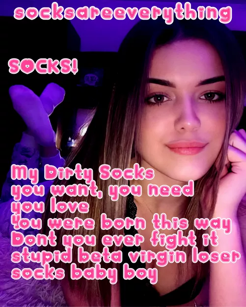 You are just a little stupid sockssexual beta loser. You were born this way, dont fight it baby!