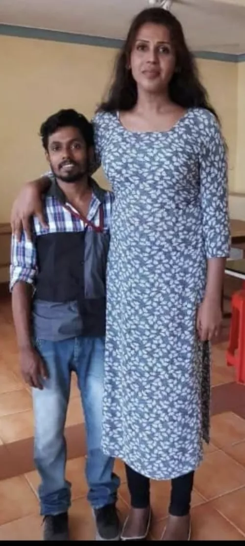 6'3 Junior girl with her 5'6 Senior boy