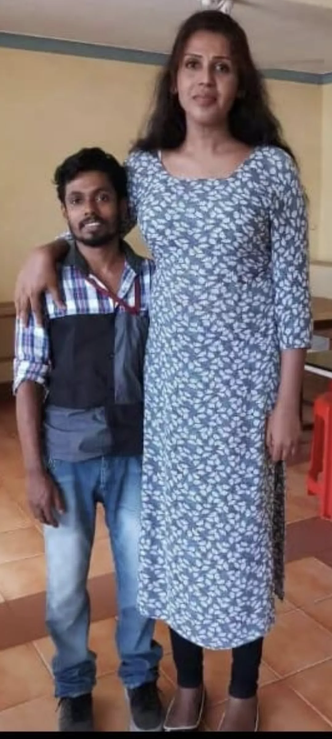 6'3 Junior girl with her 5'6 Senior boy