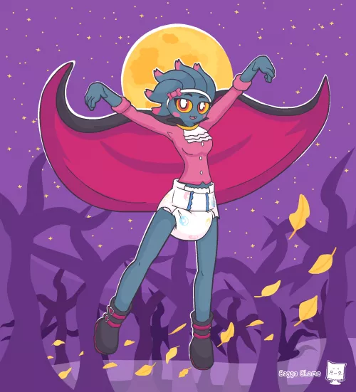 A cute padded vampire(baggashame)