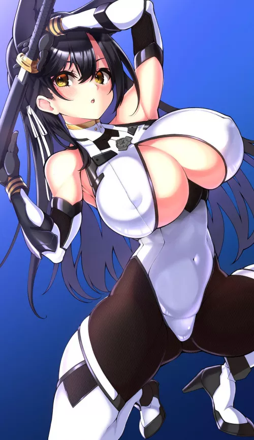 Atago in Takao’s Taimanin costume (ZudahEms10)