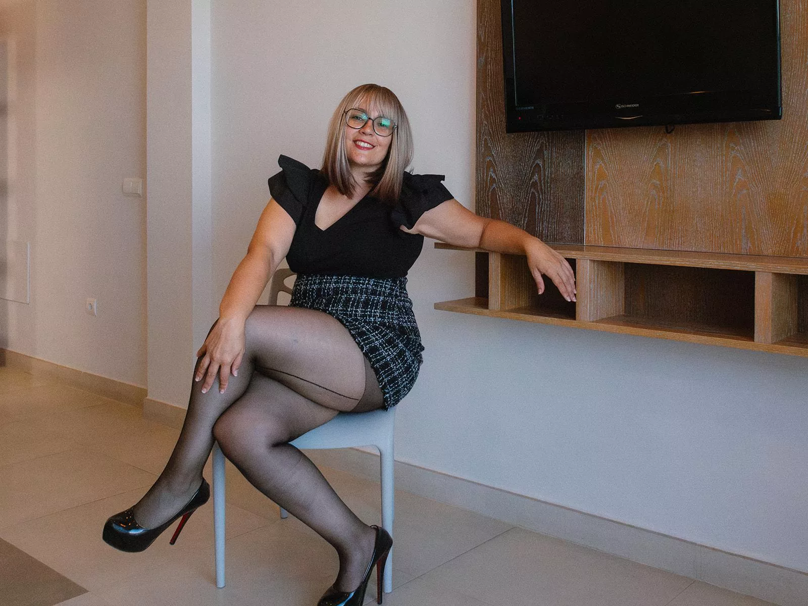 Black or nude nylon... 