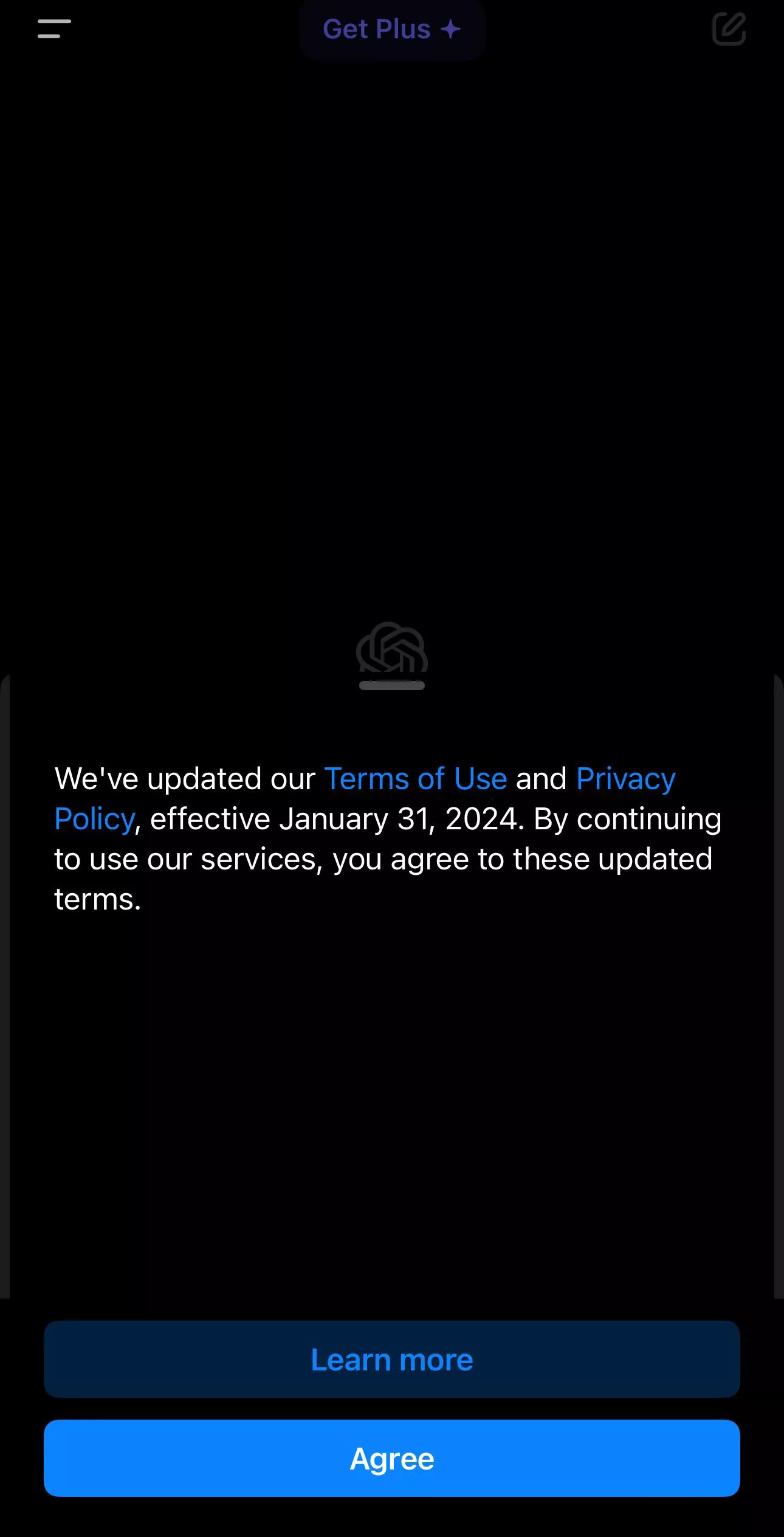 ChatGPT new updated Terms of Use 
