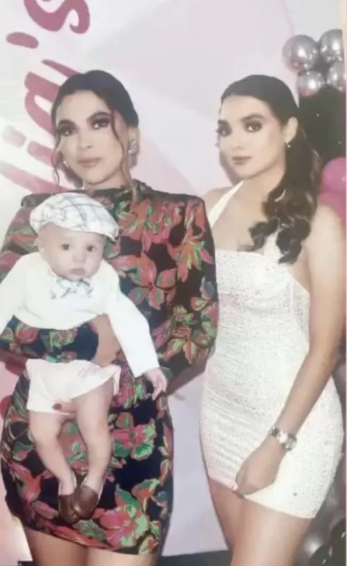 Claudia Benitez (ex-partner of Mayito Gordo) with her daughter Claudia Zambada Benitez (granddaughter of El Mayo, daughter of Ismael  Zambada Imperial/Mayito Gordo). 