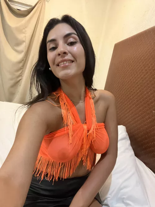 Do i look young in this crop top?