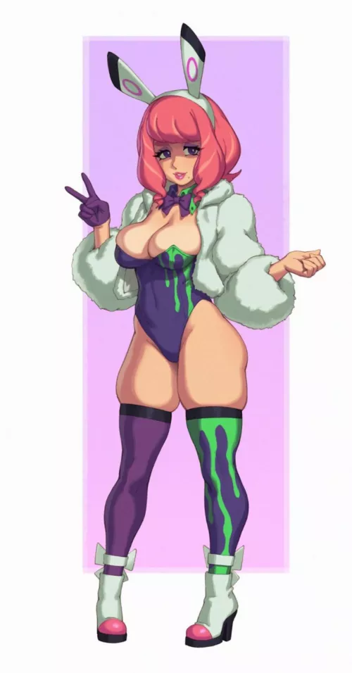 “Do you like my outfit~? Hehe…” (Rizdraws)