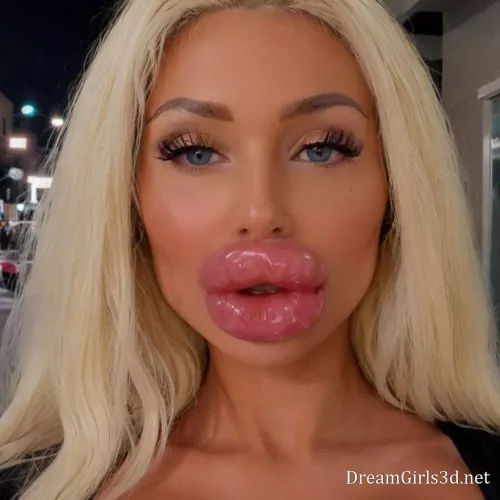 Feeling confident with my full and lush lips.