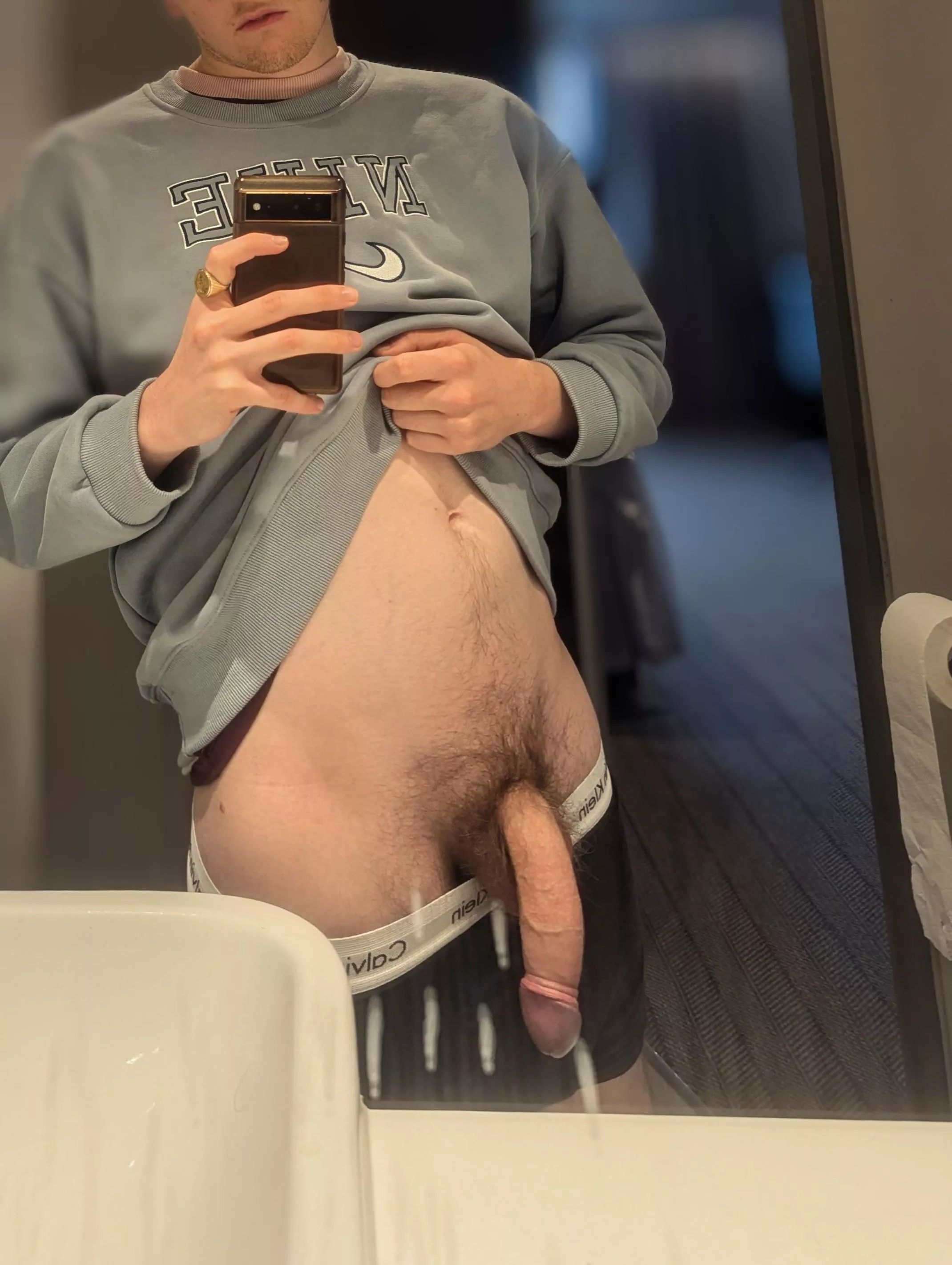 Hotel mirrors are perfect for dick pics 