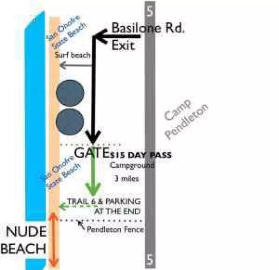 How to get to the Nude Beach