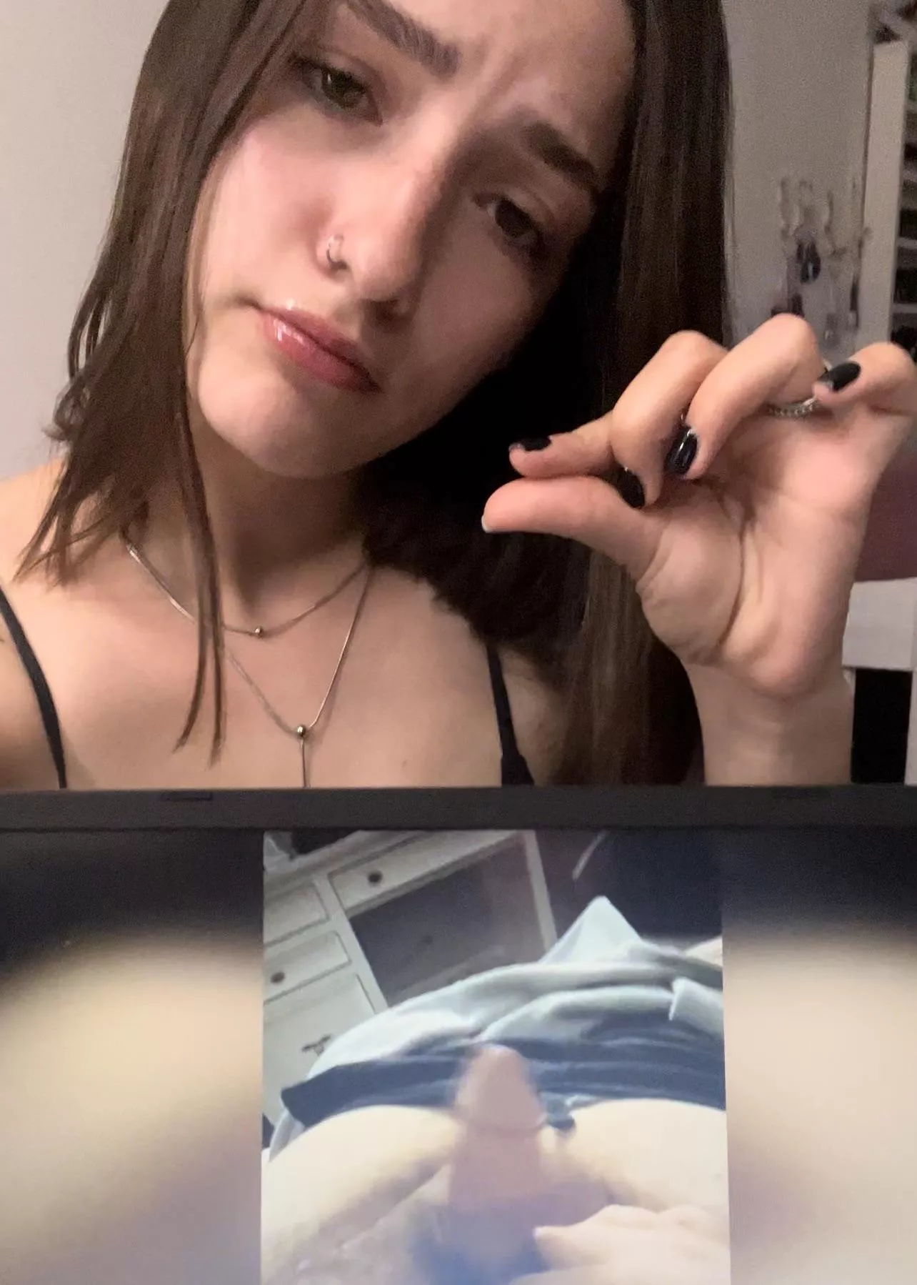 I’ll expose your little cock in my stories, send your pic