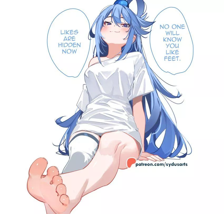 I'm so inferior that I like worshipping aqua 