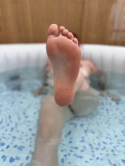 Imagine you came home and found me in the hot tub, what would you do? Oc