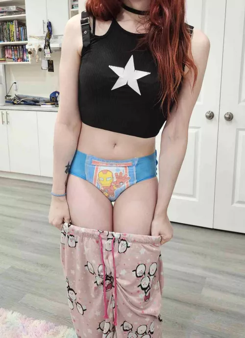 Its A special night when I get to wear my super cool Iron-man Pull-ups to bed