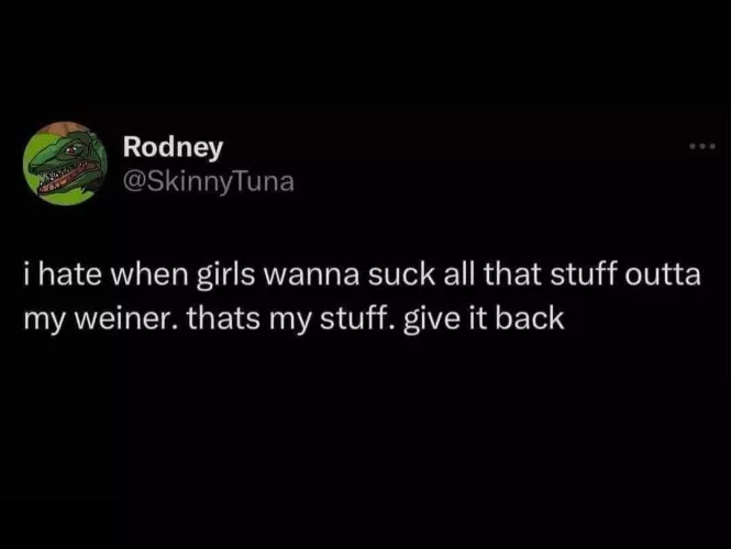 It's my stuff now! Let me keep it 😏🤣