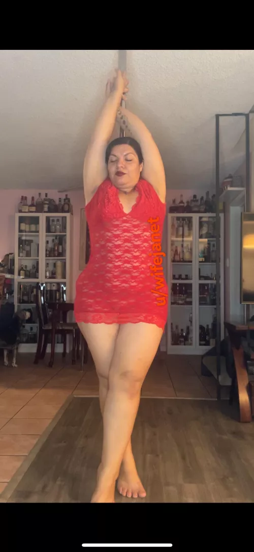 Love playing on the pole... I bet you wish it were your pole huh? 