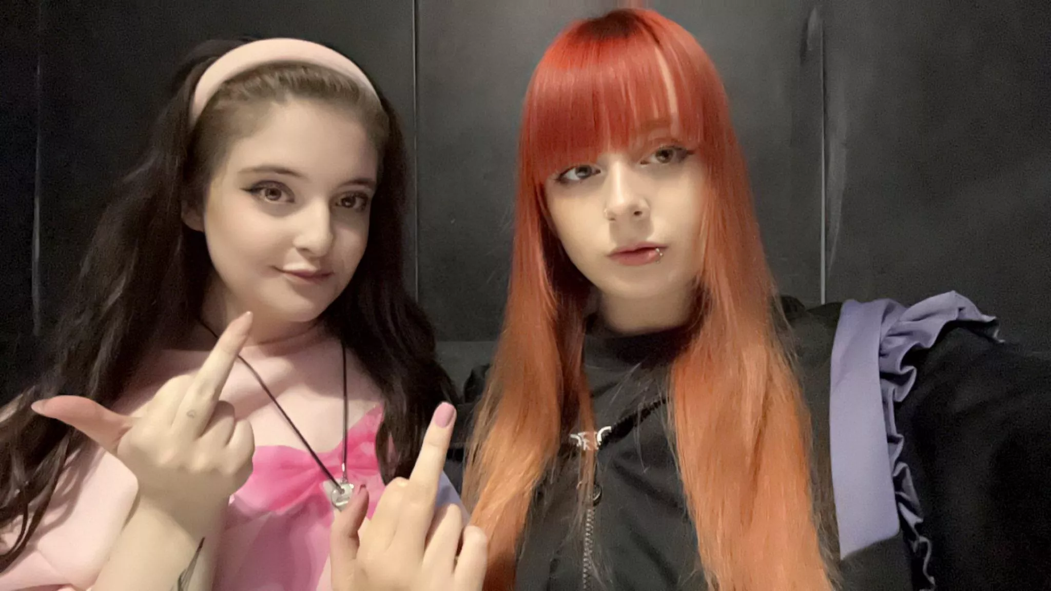 Me and Princess Sabrina on Friday night just after we’d bust some beta balls 😈