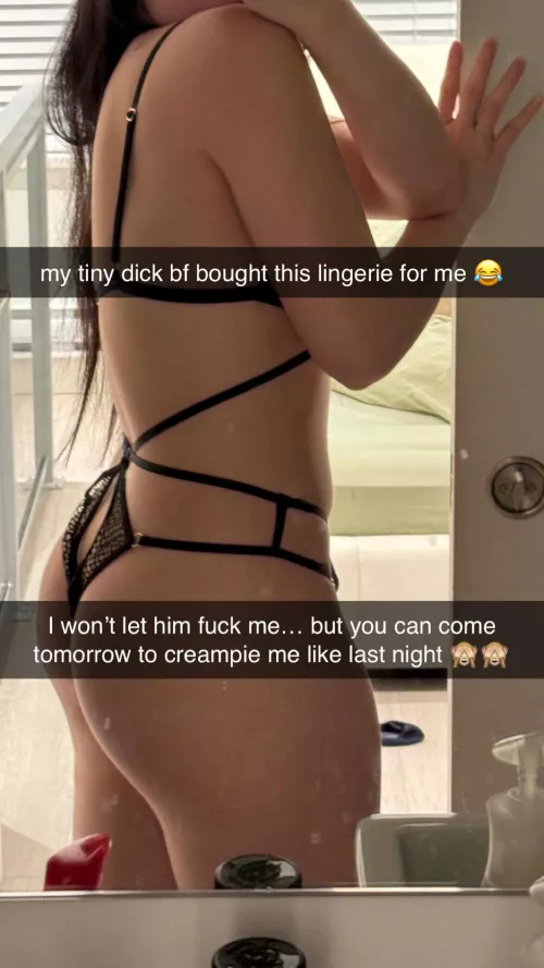 my tiny asian bf doesn’t get to fuck me… only a BWC 