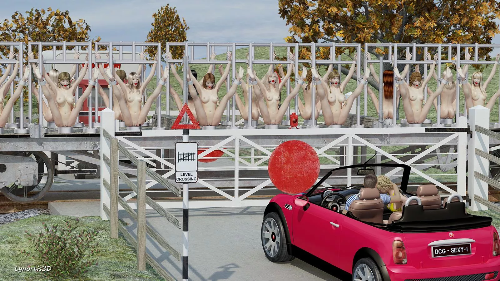 New Stepford Railways introducing new ladies' only compartments.