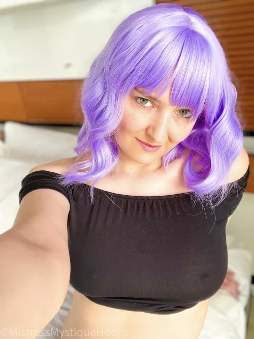 Only good pets get to worship Mistress Mystique!