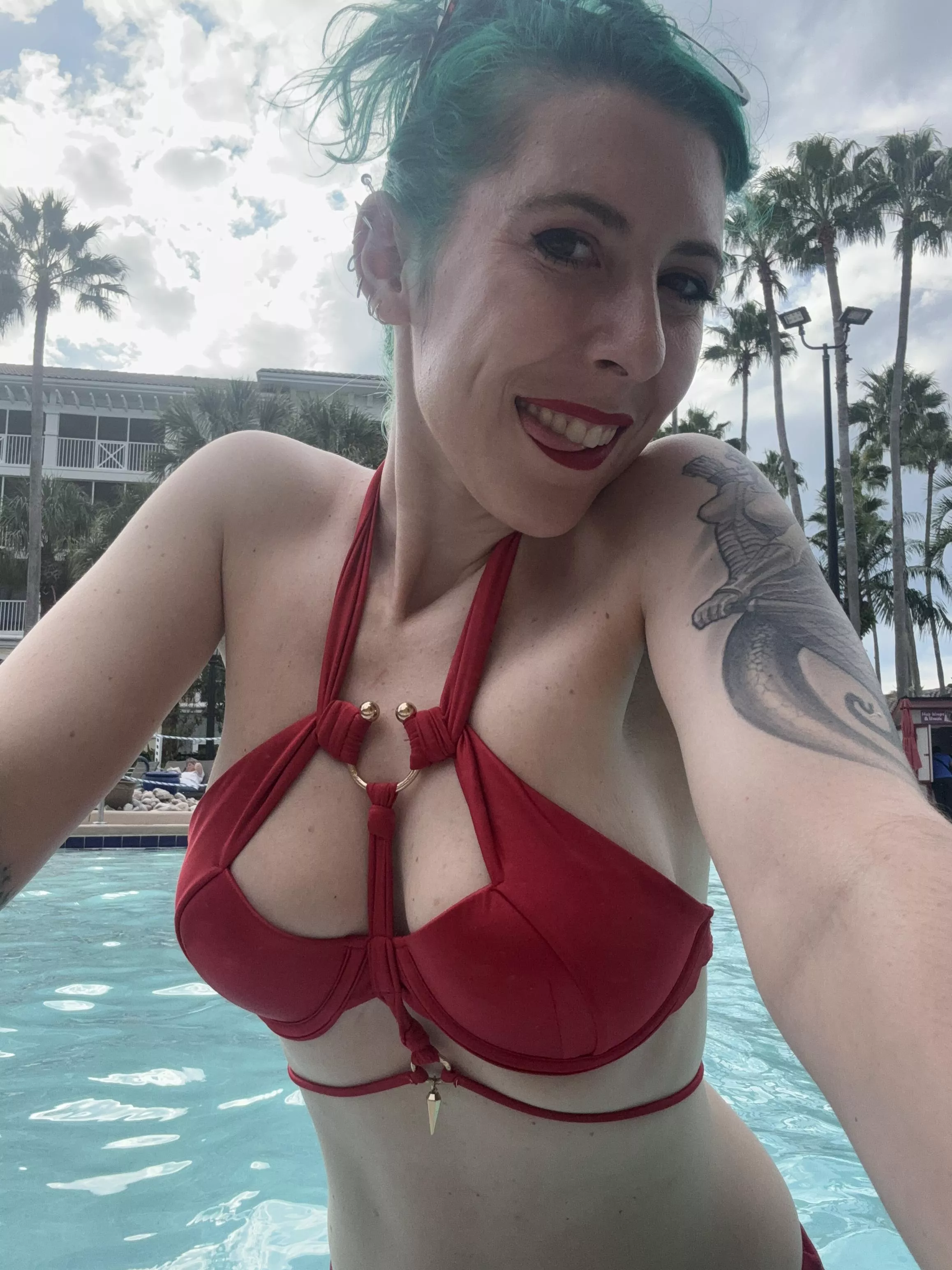 Pretty in the pool