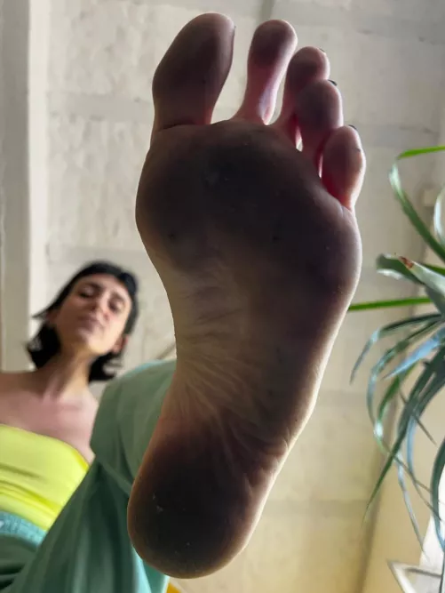 ready for you to clean them with your tongue