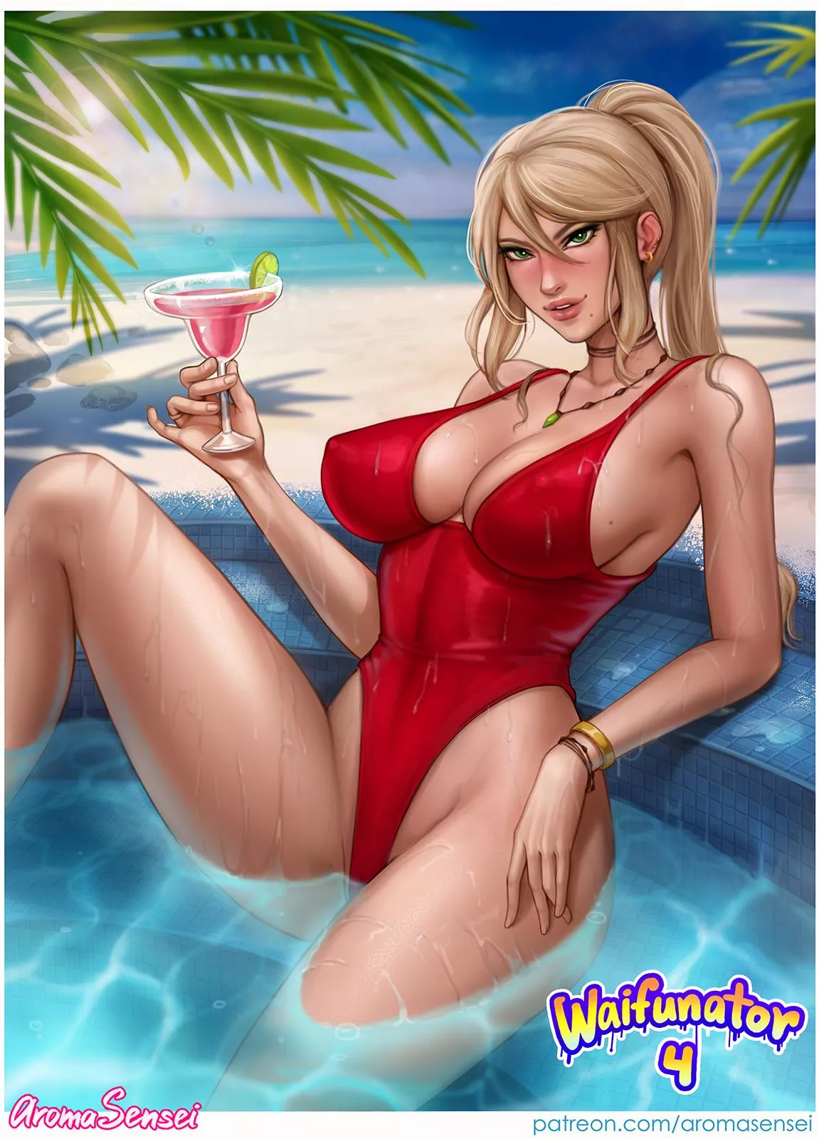 Samus Aran Beachside Beauty (Aroma Sensei) [Metroid]