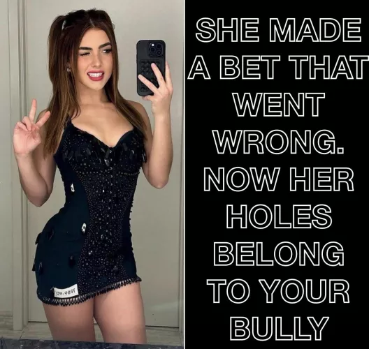 She lost to your bully 