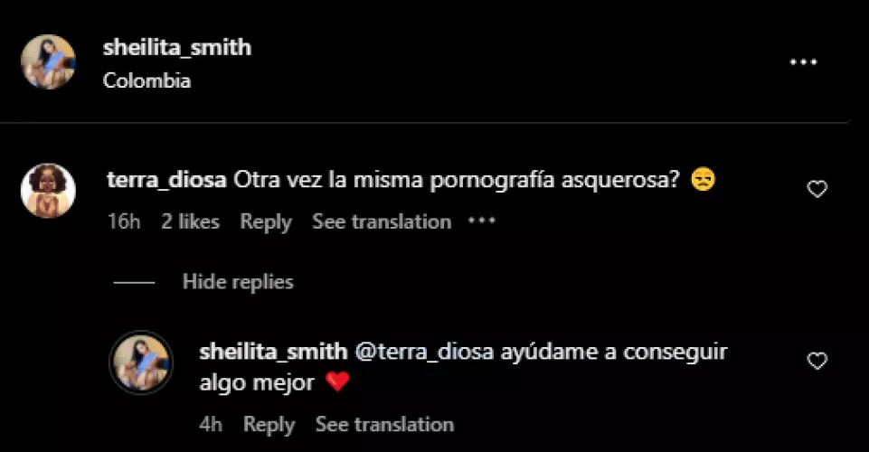 She's asking for help finding something better than Legal Porno studios. Comment below on who we can recommend her to to produce other type of porn considering that she is in Colombia. 