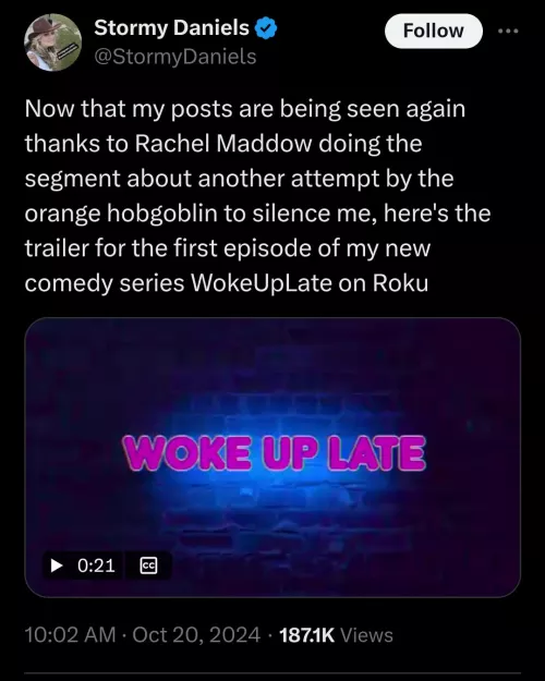 Stormy Daniels on Roku